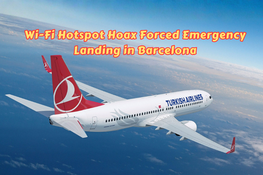 Wi-Fi Hotspot Hoax Triggers Fighter Jet Escort and Emergency Landing in Barcelona