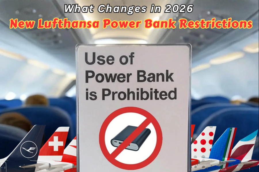 Lufthansa Bans In-Flight Power Bank Charging Starting 2026